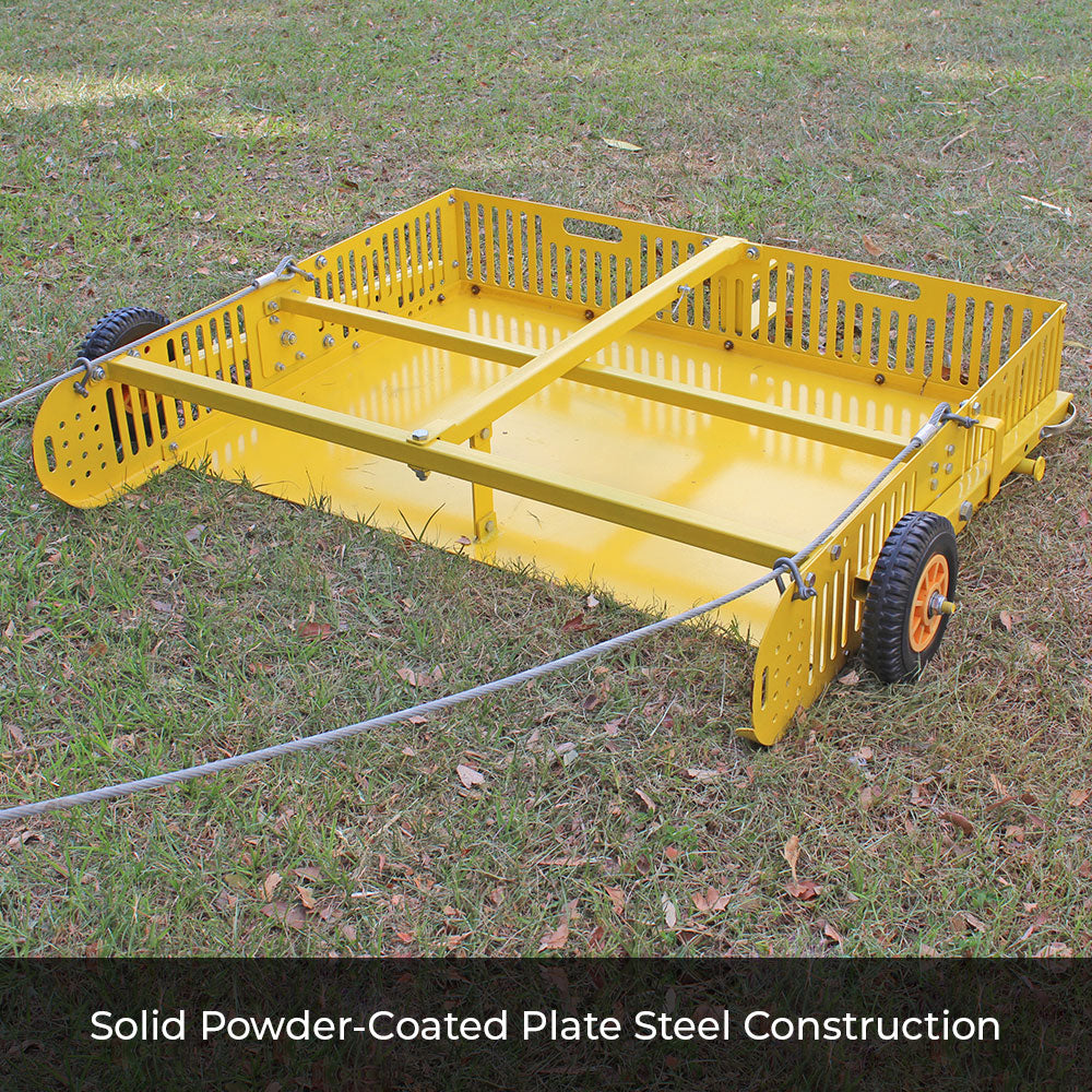 Scoop'N'Tow Manure Scooper / Paddock Field Cleaner + Trailer