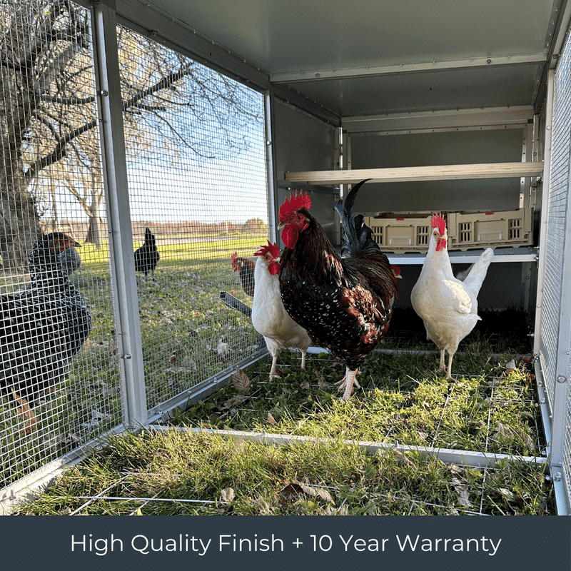 High quality finish and 10-year warranty