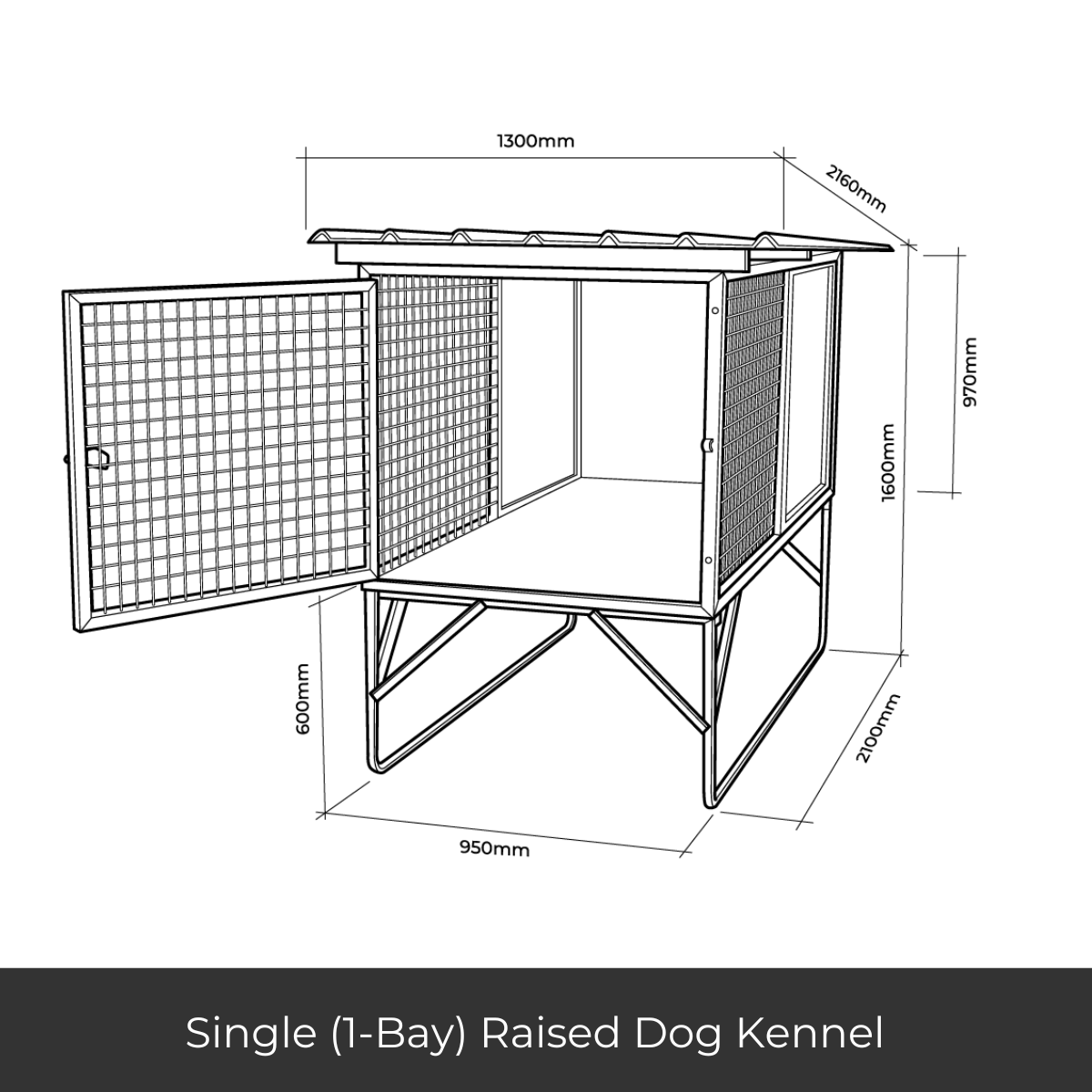 Raised Safety Kennel
