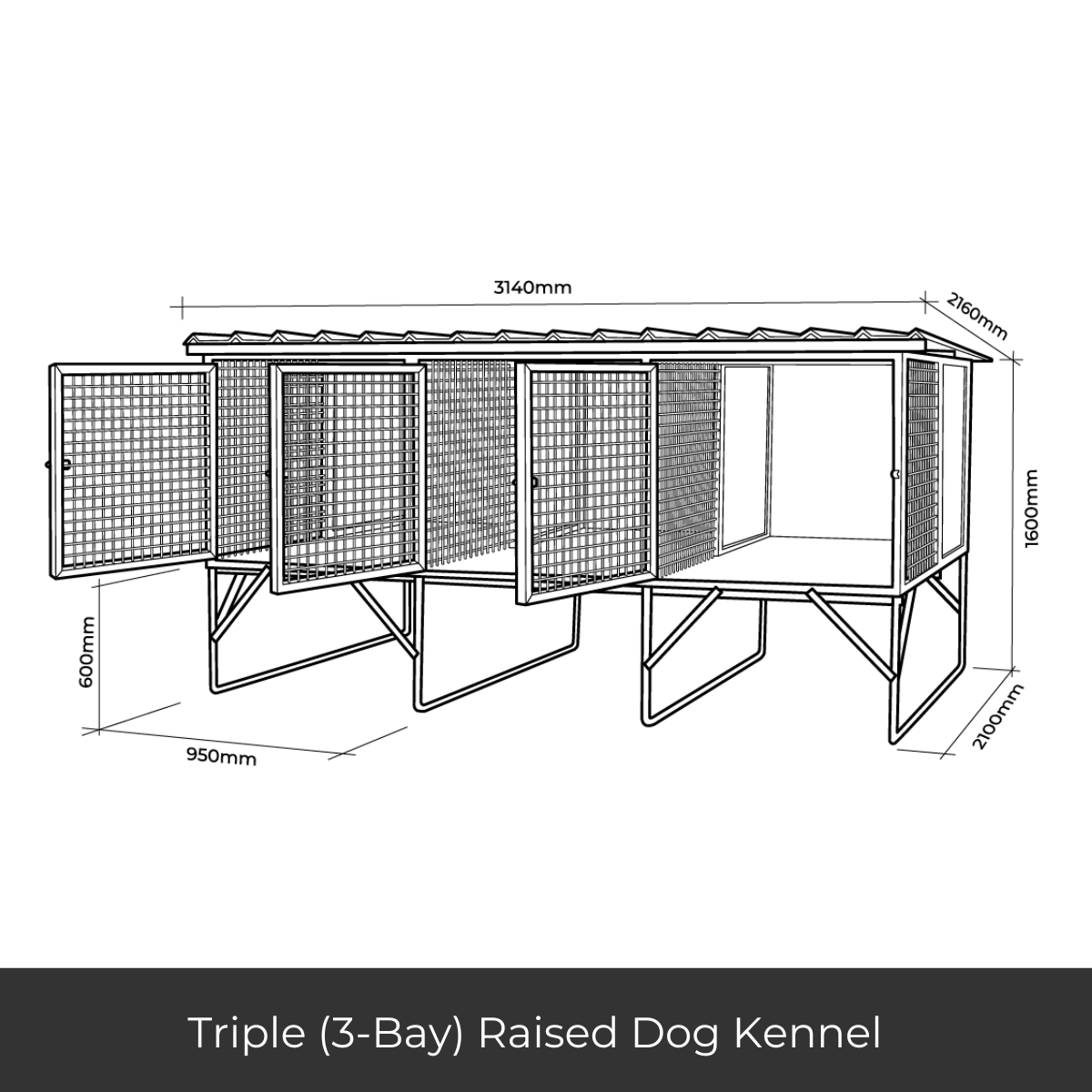 Raised Safety Kennel
